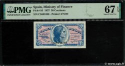 50 Centimos SPANIEN  1937 P.093
