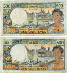 500 Francs Lot FRENCH PACIFIC TERRITORIES  1992 P.01e S