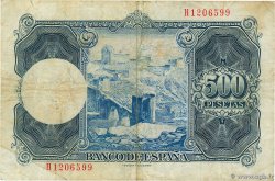 500 Pesetas ESPAGNE  1954 P.148 TB