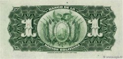 1 Boliviano BOLIVIA  1929 P.112 EBC