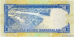 1 Ringgit - 1 Dollar BRUNEI  1989 P.13a UNC