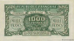 1000 Francs MARIANNE THOMAS DE LA RUE FRANCE  1945 VF.13.02 XF-