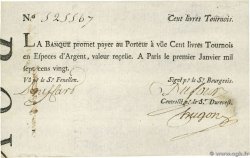 100 Livres Tournois typographié FRANCE  1720 Dor.26 SUP