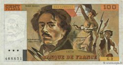 100 Francs DELACROIX FRANKREICH  1978 F.68.02 SGE