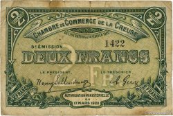 2 Francs FRANCE régionalisme et divers Guéret 1920 JP.064.21