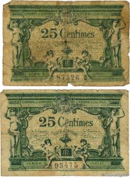 25 Centimes Lot FRANCE régionalisme et divers Angers  1917 JP.008.04