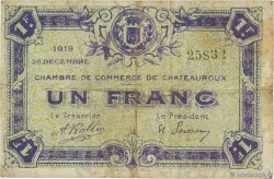 1 Franc FRANCE régionalisme et divers Chateauroux 1919 JP.046.21