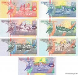 5 à 2000 Gulden Lot SURINAM  1991 Pa.136 au P.142 NEUF