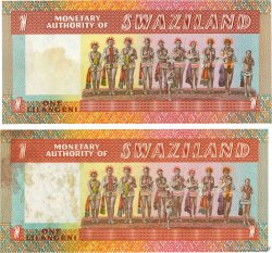 1 Lilangeni Lot SWAZILAND  1974 P.01a EBC