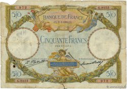 50 Francs LUC OLIVIER MERSON type modifié FRANCIA  1931 F.16.02 RC
