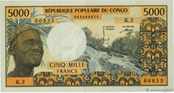 5000 Francs CONGO  1974 P.04b XF