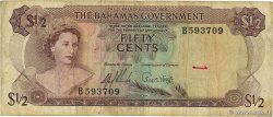 50 Cents BAHAMAS  1968 P.26a pr.TB