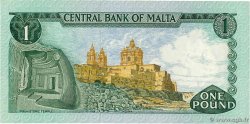 1 Lira MALTE  1973 P.31c q.FDC