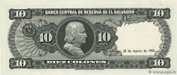 10 Colones SALVADOR  1988 P.135b pr.NEUF