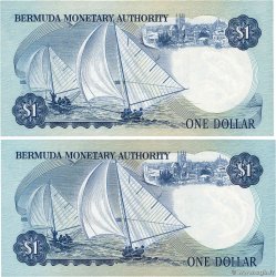 1 Dollar Lot BERMUDA  1984 P.28b/c UNC-
