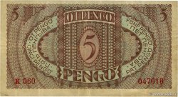 5 Pengö HONGRIE  1938 P.104b TB
