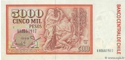 5000 Pesos CHILE
  1989 P.155b EBC+