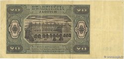 20 Zlotych POLOGNE  1948 P.137 TB