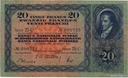 20 Francs SWITZERLAND  1949 P.39q VF+