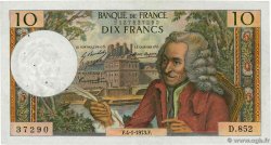 10 Francs VOLTAIRE FRANCE  1973 F.62.60 TTB