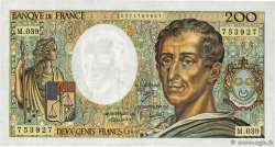 200 Francs MONTESQUIEU FRANCE  1986 F.70.06 TTB+