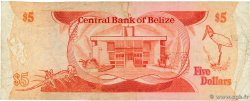 5 Dollars BELIZE  1989 P.47b F