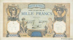 1000 Francs CÉRÈS ET MERCURE type modifié FRANCIA  1940 F.38.50 BB
