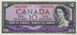 10 Dollars CANADA  1954 P.079a BB