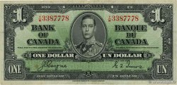 1 Dollar CANADA  1937 P.058e TB+