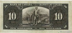 10 Dollars KANADA  1937 P.061c SS