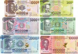 500 au 20000 Francs Lot GUINEA  2018 P.48 au P.52 ST