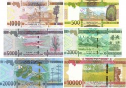 500 au 20000 Francs Lot GUINEA  2018 P.48 au P.52 UNC