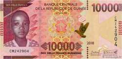 10000 Francs GUINEA  2018 P.49A FDC