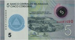 5 Cordobas Commémoratif NICARAGUA  2019 P.219 NEUF