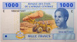 1000 Francs CENTRAL AFRICAN STATES  2002 P.607Ce UNC