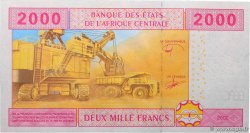 2000 Francs CENTRAL AFRICAN STATES  2002 P.608Ce UNC