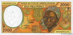 2000 Francs CENTRAL AFRICAN STATES  2000 P.603Pg UNC