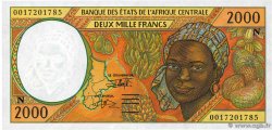 2000 Francs CENTRAL AFRICAN STATES  2000 P.503Ng