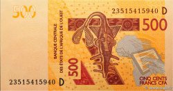 500 Francs WEST AFRIKANISCHE STAATEN  2023 P.419D ST