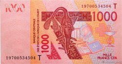 1000 Francs WEST AFRIKANISCHE STAATEN  2019 P.815T ST