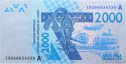 2000 Francs ESTADOS DEL OESTE AFRICANO  2019 P.116A FDC