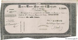 10000 Francs NOUVELLE CALÉDONIE  1872 NC.72.10000 SUP+