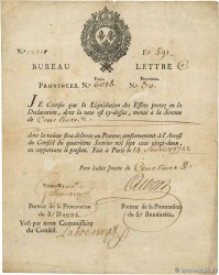 100 Livres FRANCE  1722 Laf.-- VF+