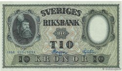 10 Kronor SUÈDE  1956 P.43d