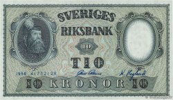 10 Kronor SWEDEN  1958 P.43f VF+