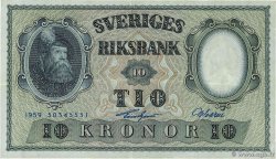 10 Kronor SUÈDE  1959 P.43g TTB