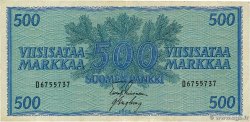 500 Markkaa FINLANDE  1956 P.096a