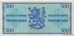 500 Markkaa FINNLAND  1956 P.096a SS