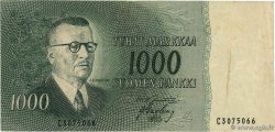 1000 Markkaa FINLAND  1955 P.093a