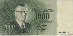 1000 Markkaa FINLANDE  1955 P.093a TB